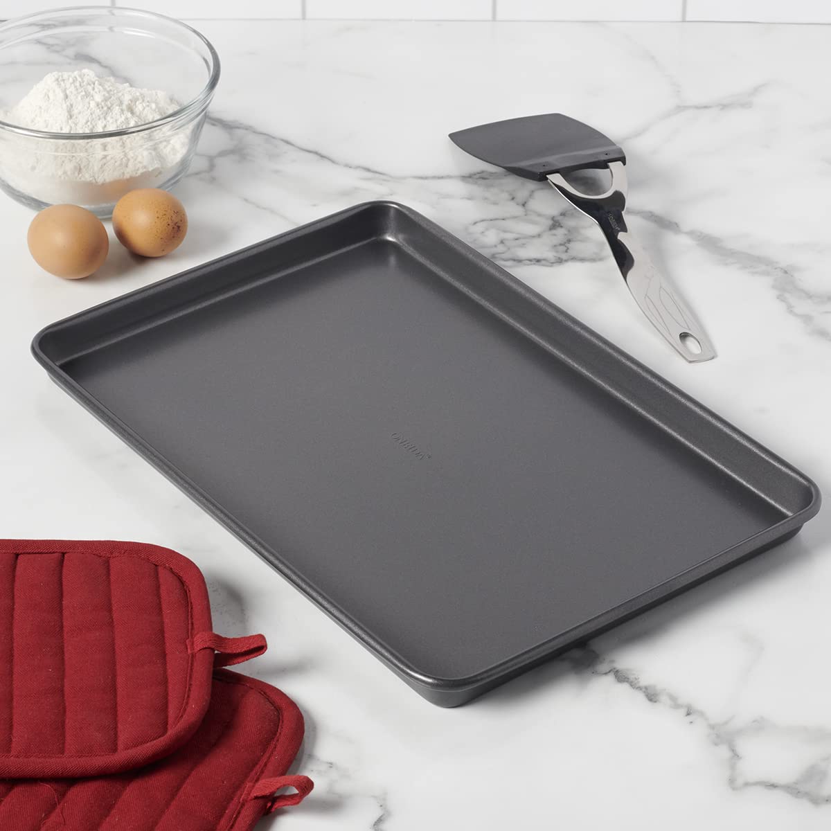 Oneida Select 10 Piece Nonstick Metal Bakeware Set, High-Performance & Dishwasher Safe,Silver - Image 3