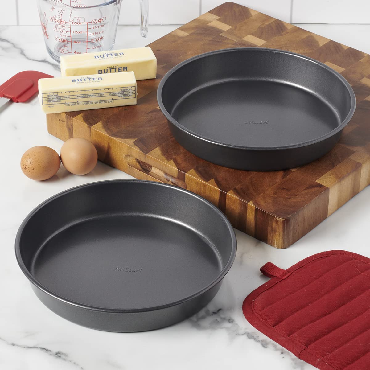 Oneida Select 10 Piece Nonstick Metal Bakeware Set, High-Performance & Dishwasher Safe,Silver - Image 8
